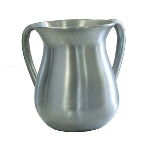 Netilat Yadayim Cup (Wash Cup) in Natural Aluminum