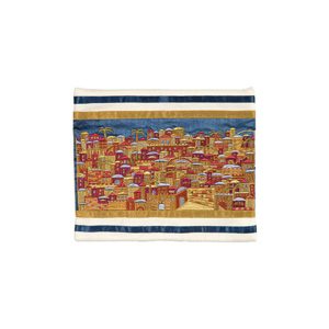 Tefillin Bag with Jerusalem in Warm Colors