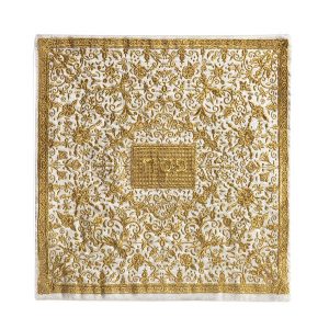 Fully Gold Embroidered Matzah Cover