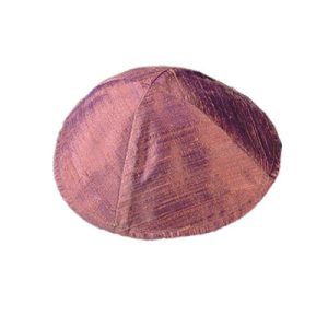 Wild Silk Kippah, Pink