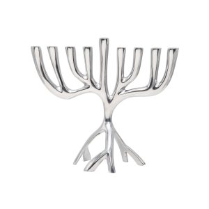 Small Tree of Life Hanukkah Menorah, 20 cm