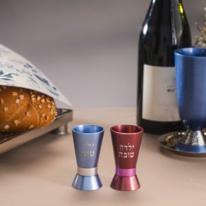 Yalda Tova Kiddush Cup in Burgundy