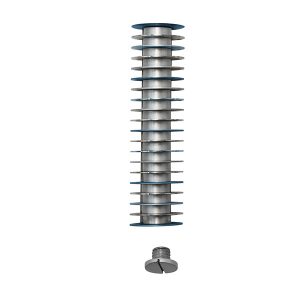 20-Disc Mezuzah Case, Gray