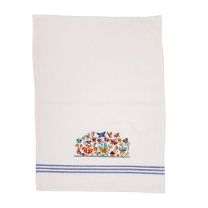 Matching Netilat Yadayim Towel, Flowers